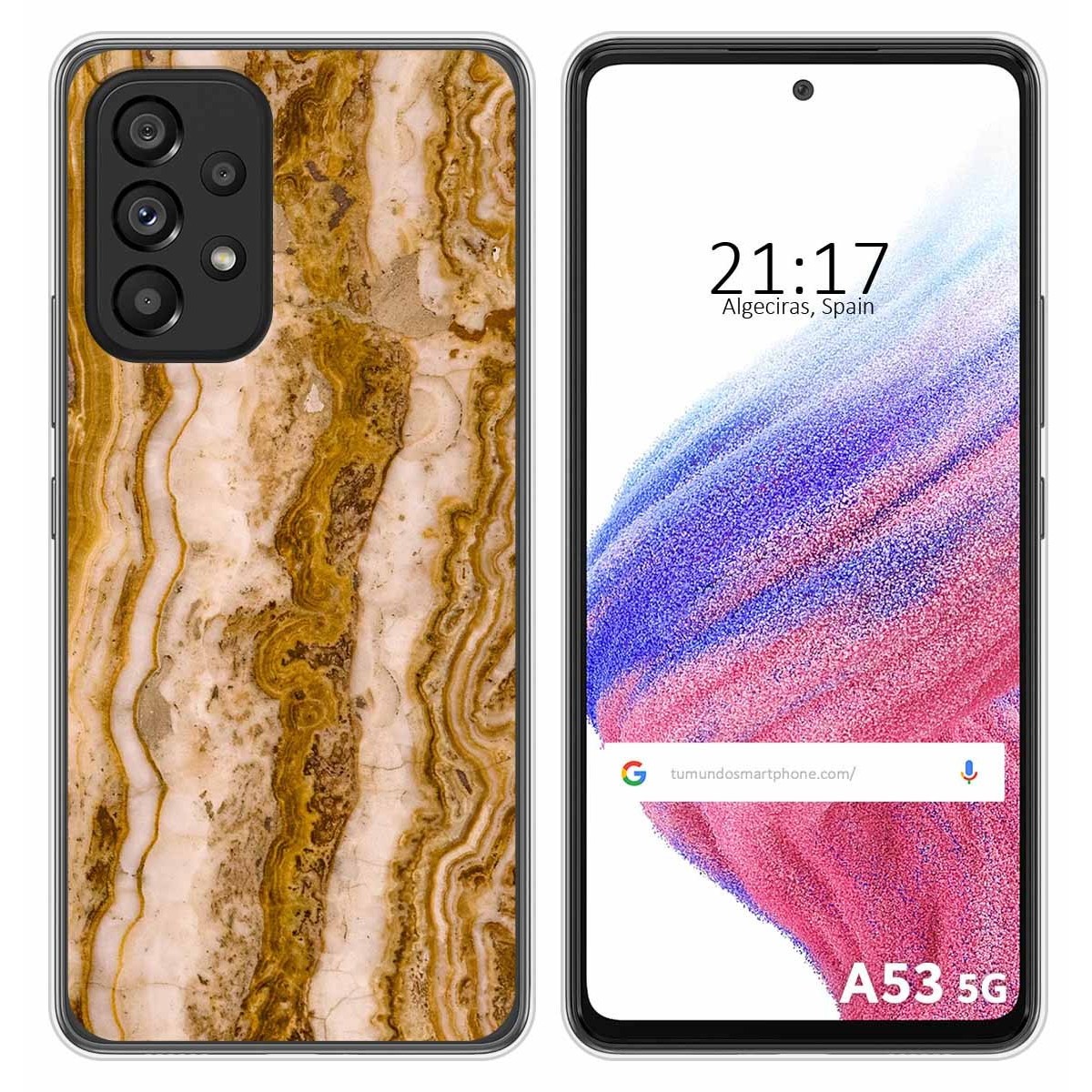 Funda Silicona para Samsung Galaxy A53 5G diseño Mármol 10 Dibujos