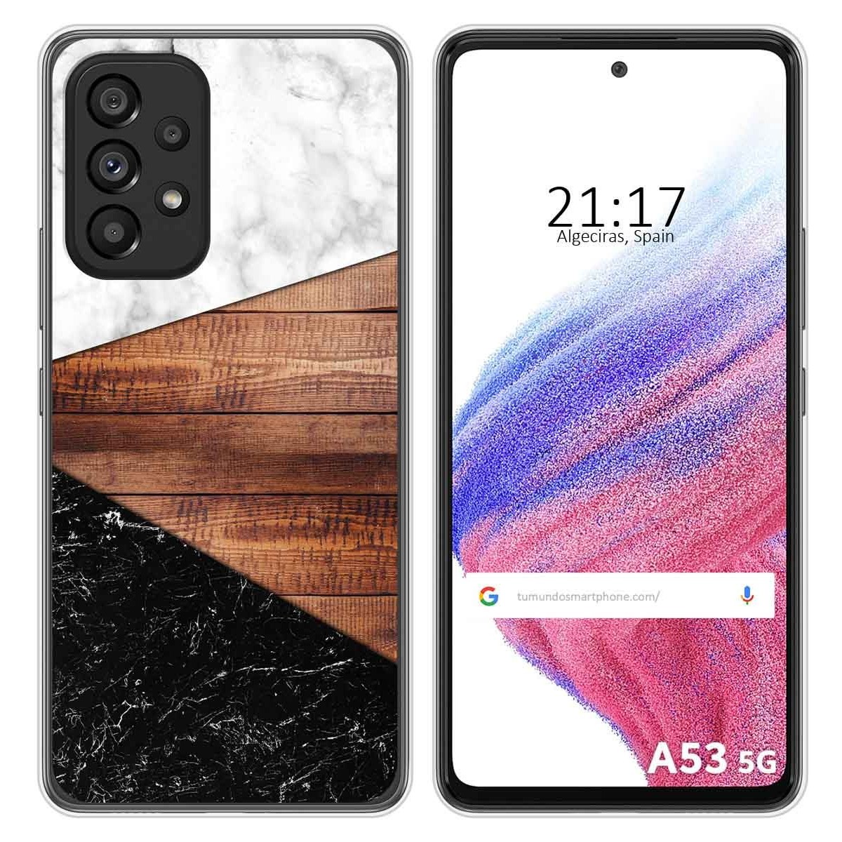 Funda Silicona para Samsung Galaxy A53 5G diseño Mármol 11 Dibujos