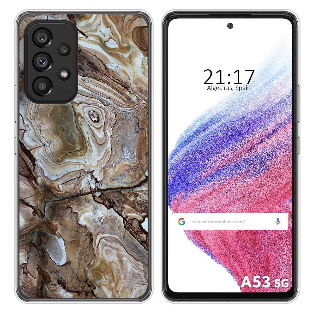 Funda Silicona para Samsung Galaxy A53 5G diseño Mármol 14 Dibujos