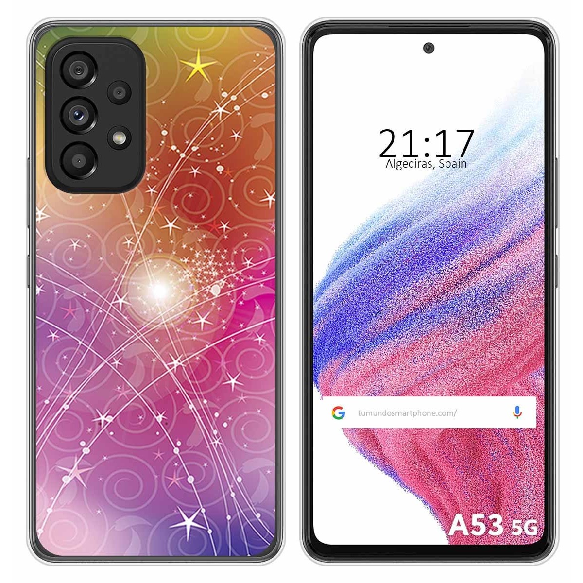 Funda Silicona para Samsung Galaxy A53 5G diseño Abstracto Dibujos