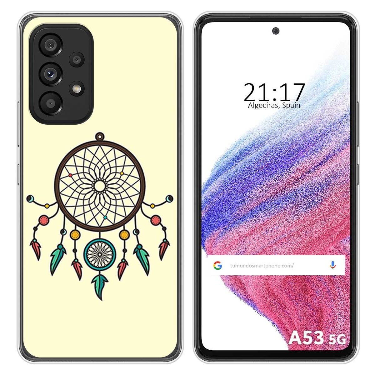 Funda Silicona para Samsung Galaxy A53 5G diseño Atrapasueños Dibujos