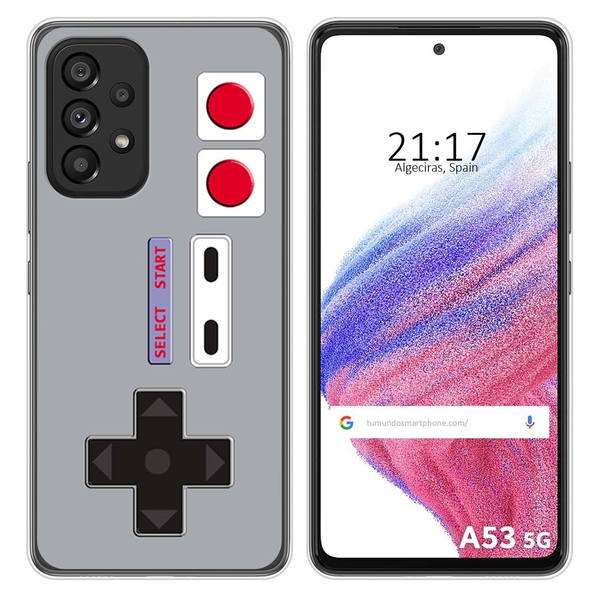 Funda Silicona para Samsung Galaxy A53 5G diseño Consola Dibujos