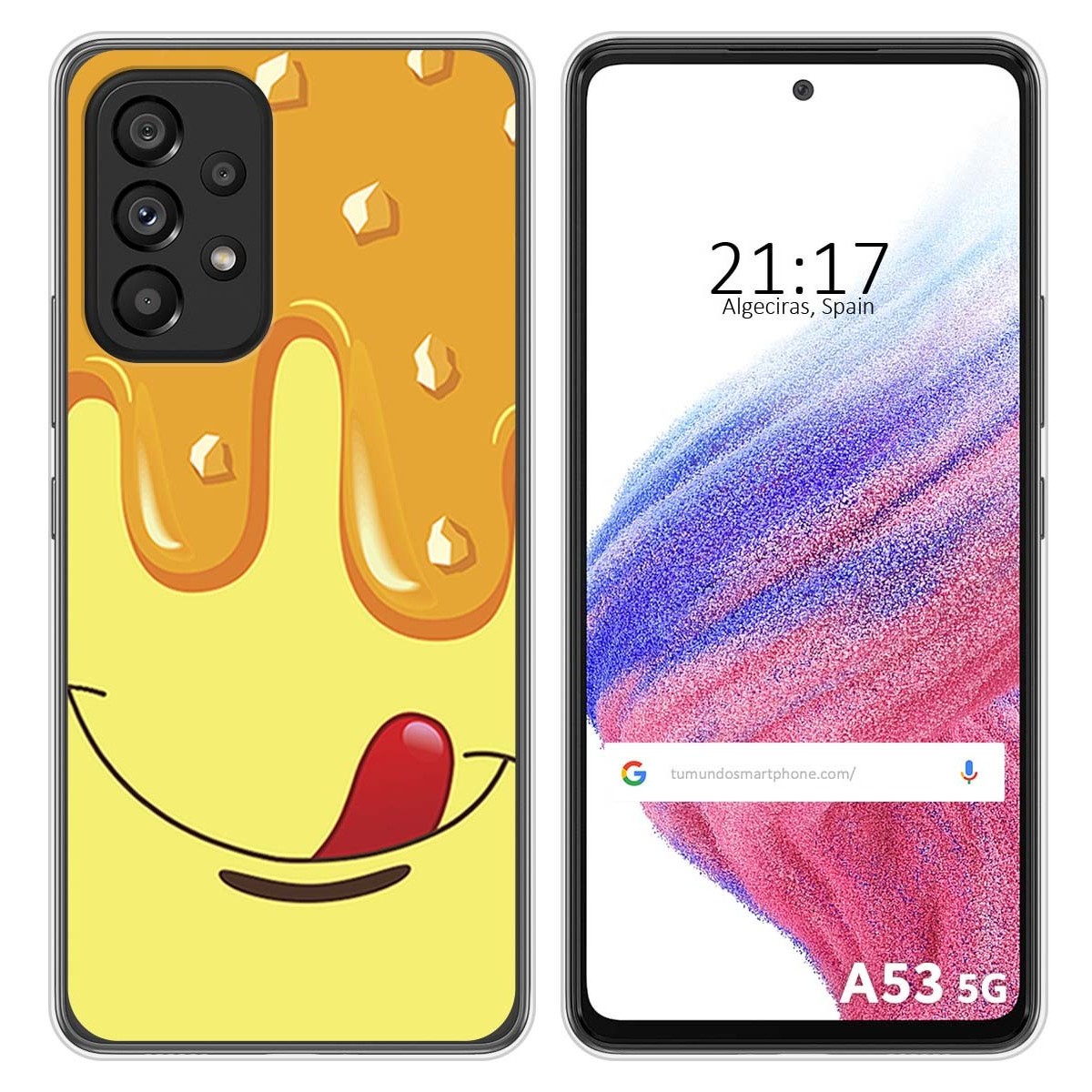 Funda Silicona para Samsung Galaxy A53 5G diseño Helado Vainilla Dibujos