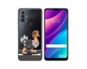 Funda Silicona Transparente para TCL 30 SE / 30E / 306 diseño Avestruz Dibujos