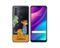 Funda Silicona Transparente para TCL 30 SE / 30E / 306 diseño Jirafa Dibujos