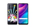 Funda Silicona Transparente para TCL 30 SE / 30E / 306 diseño Unicornio Dibujos