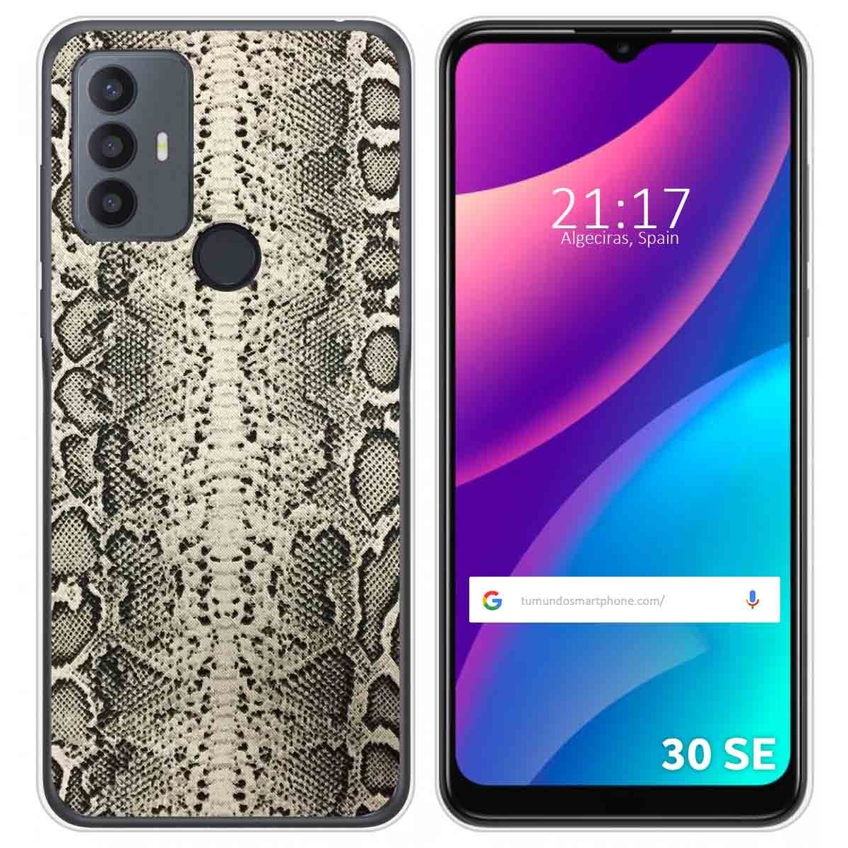 Funda Silicona para TCL 30 SE / 30E / 306 diseño Animal 01 Dibujos