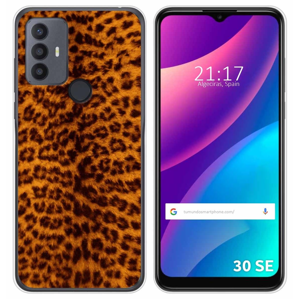 Funda Silicona para TCL 30 SE / 30E / 306 diseño Animal 03 Dibujos