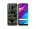 Funda Silicona para TCL 30 SE / 30E / 306 diseño Camuflaje Dibujos