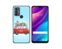 Funda Silicona para TCL 30 SE / 30E / 306 diseño Furgoneta Dibujos