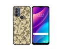 Funda Silicona para TCL 30 SE / 30E / 306 diseño Sand Camuflaje Dibujos