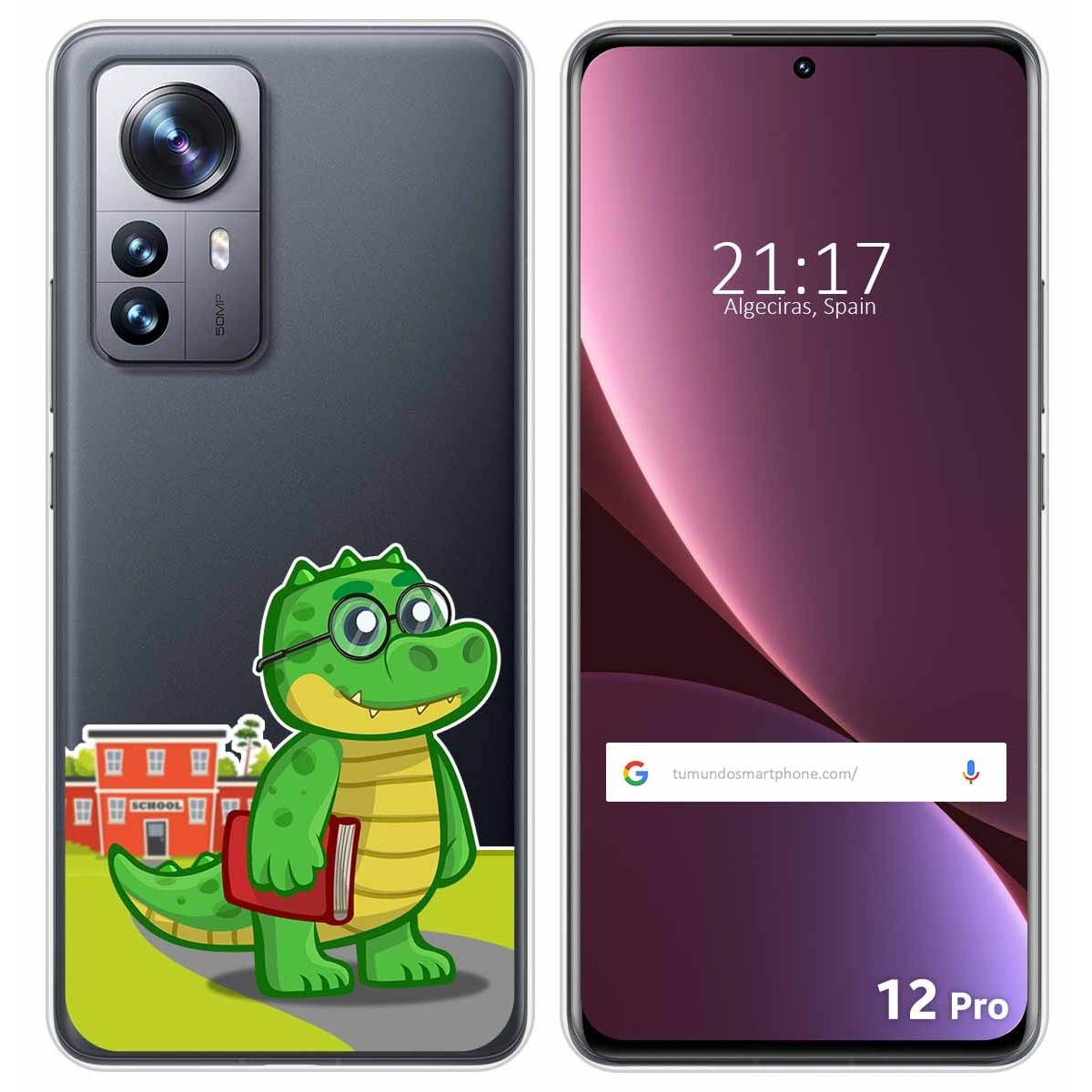 Funda Silicona Transparente para Xiaomi 12 Pro 5G diseño Coco Dibujos