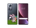 Funda Silicona Transparente para Xiaomi 12 Pro 5G diseño Conejo Dibujos