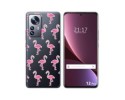 Funda Silicona Transparente para Xiaomi 12 Pro 5G diseño Flamenco Dibujos