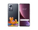 Funda Silicona Transparente para Xiaomi 12 Pro 5G diseño Leopardo Dibujos