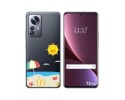 Funda Silicona Transparente para Xiaomi 12 Pro 5G diseño Playa Dibujos
