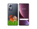 Funda Silicona Transparente para Xiaomi 12 Pro 5G diseño Tigre Dibujos