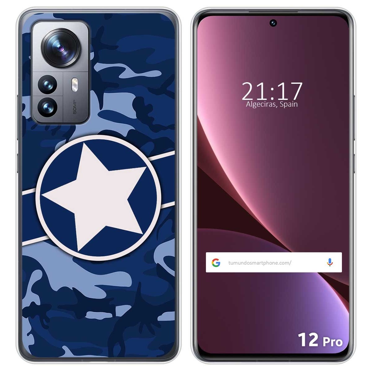 Funda Silicona para Xiaomi 12 Pro 5G diseño Camuflaje 03 Dibujos