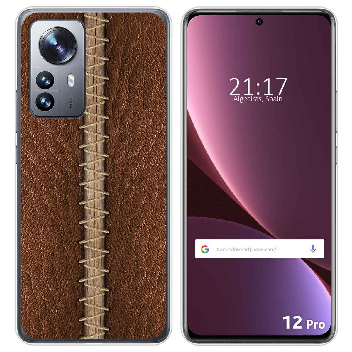 Funda Silicona para Xiaomi 12 Pro 5G diseño Cuero 01 Dibujos