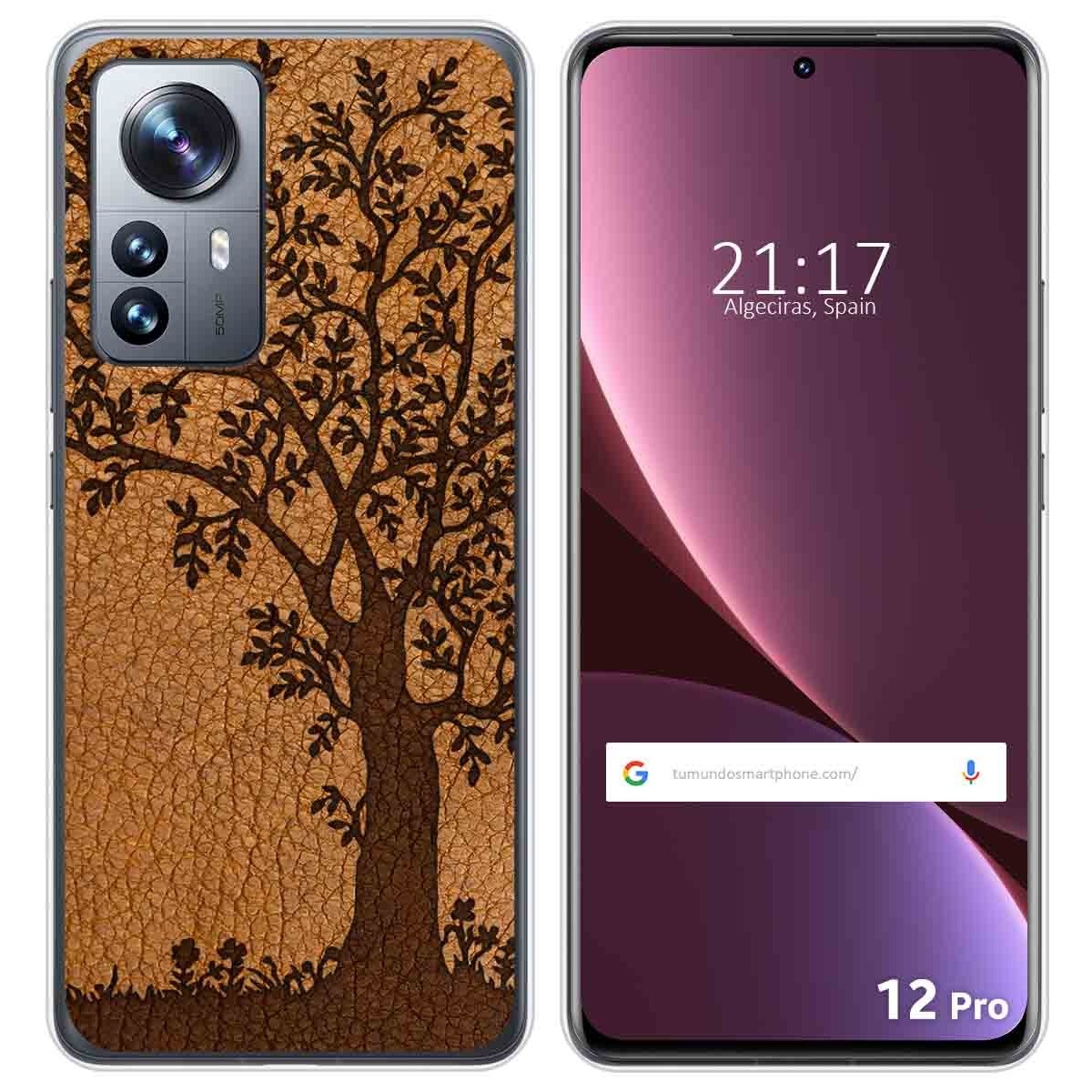 Funda Silicona para Xiaomi 12 Pro 5G diseño Cuero 03 Dibujos