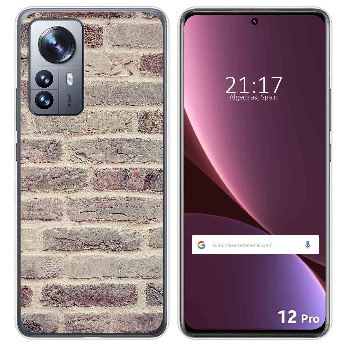Funda Silicona para Xiaomi 12 Pro 5G diseño Ladrillo 01 Dibujos