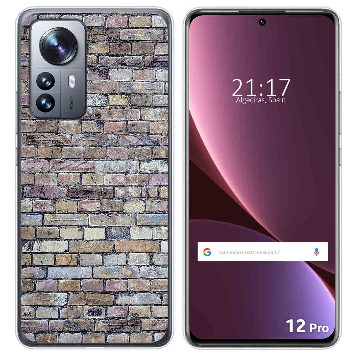 Funda Silicona para Xiaomi 12 Pro 5G diseño Ladrillo 02 Dibujos