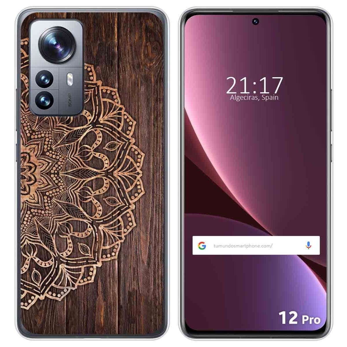 Funda Silicona para Xiaomi 12 Pro 5G diseño Madera 06 Dibujos