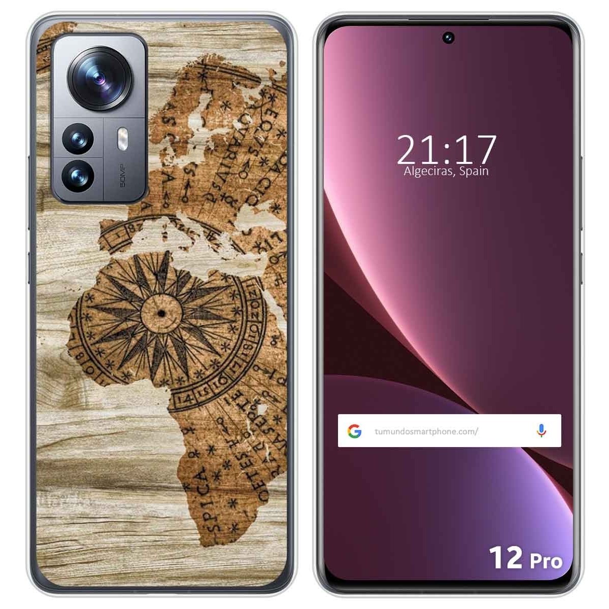 Funda Silicona para Xiaomi 12 Pro 5G diseño Madera 07 Dibujos