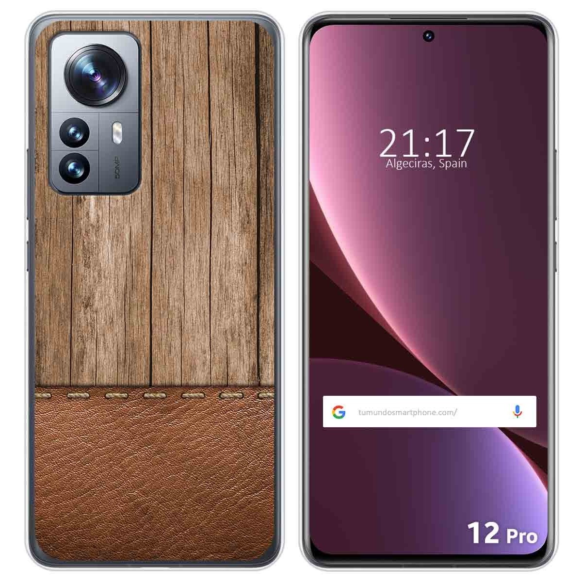 Funda Silicona para Xiaomi 12 Pro 5G diseño Madera 09 Dibujos