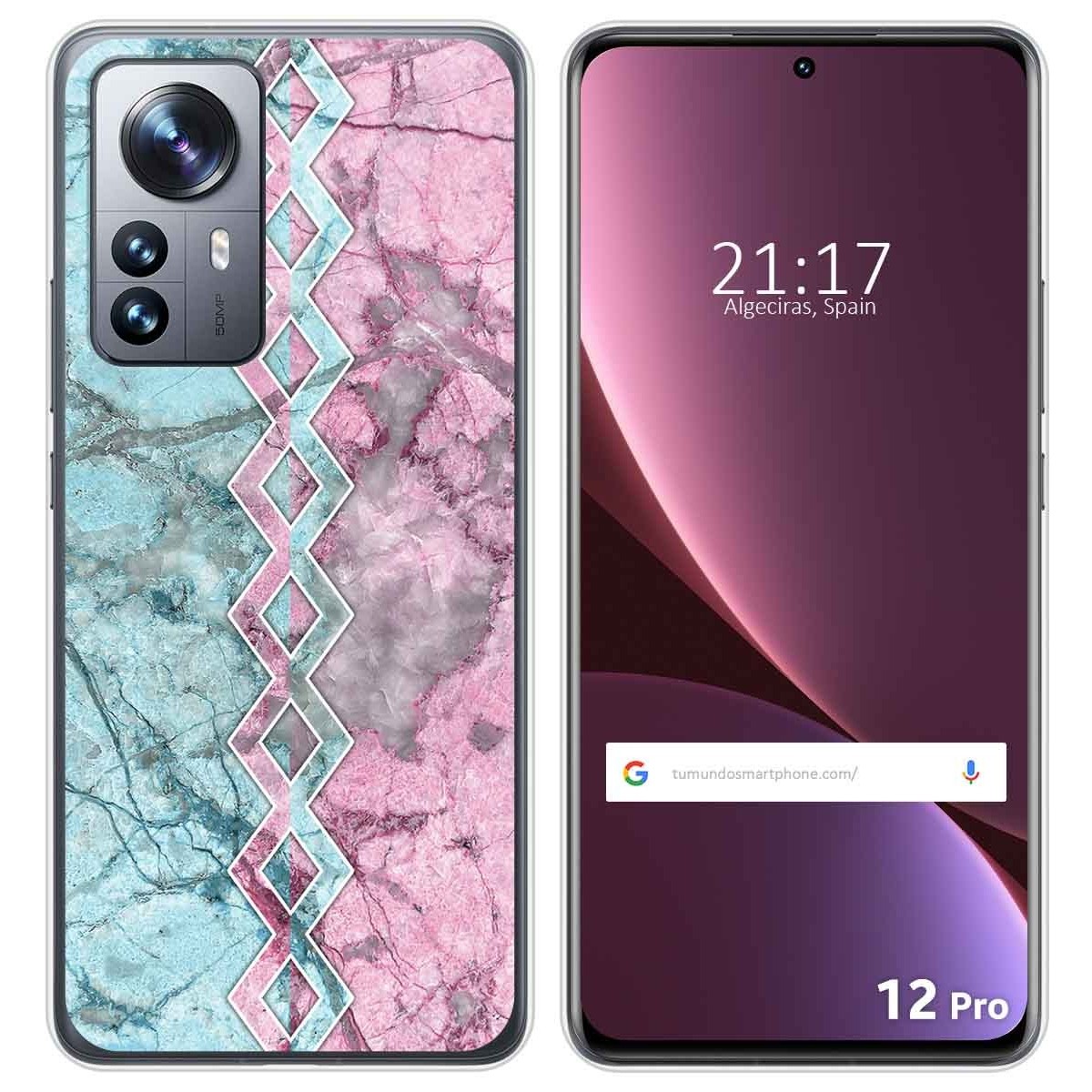 Funda Silicona para Xiaomi 12 Pro 5G diseño Mármol 08 Dibujos