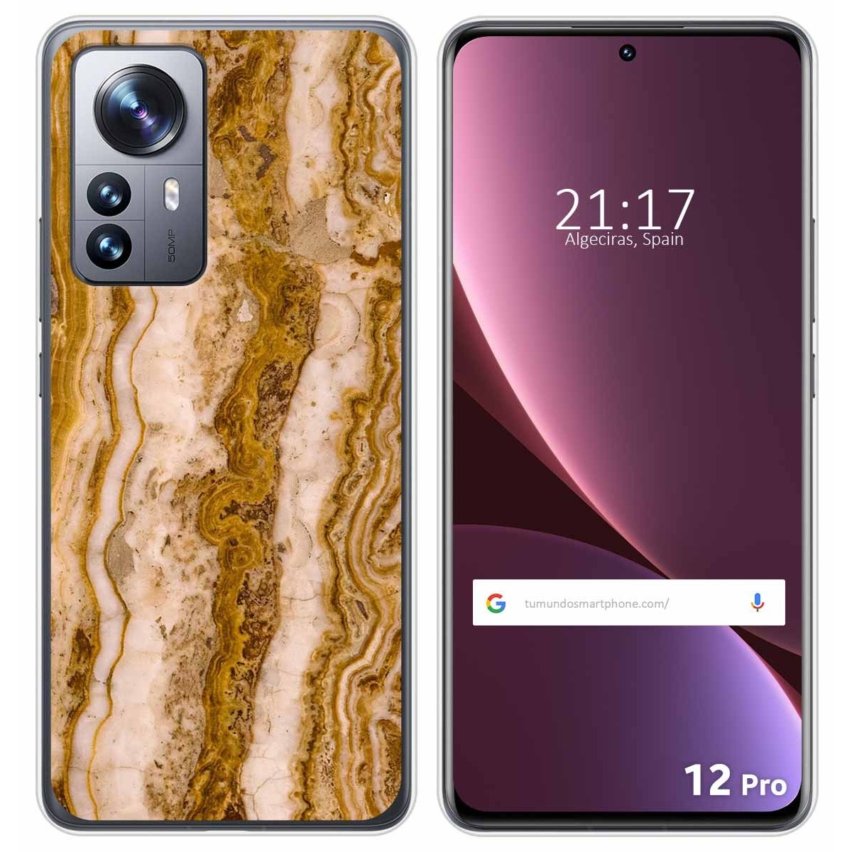 Funda Silicona para Xiaomi 12 Pro 5G diseño Mármol 10 Dibujos