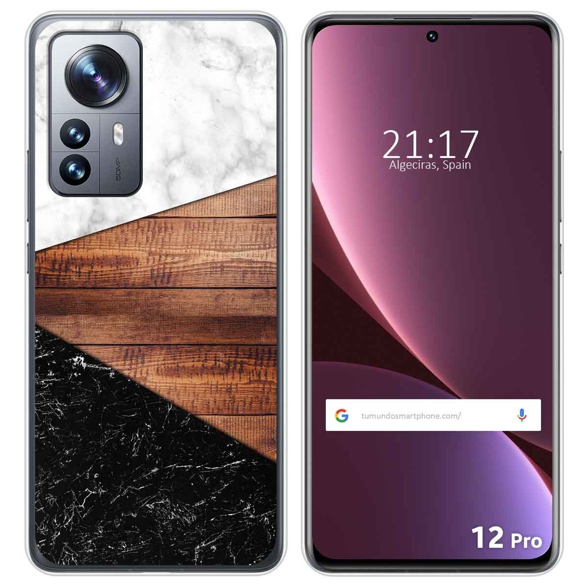 Funda Silicona para Xiaomi 12 Pro 5G diseño Mármol 11 Dibujos