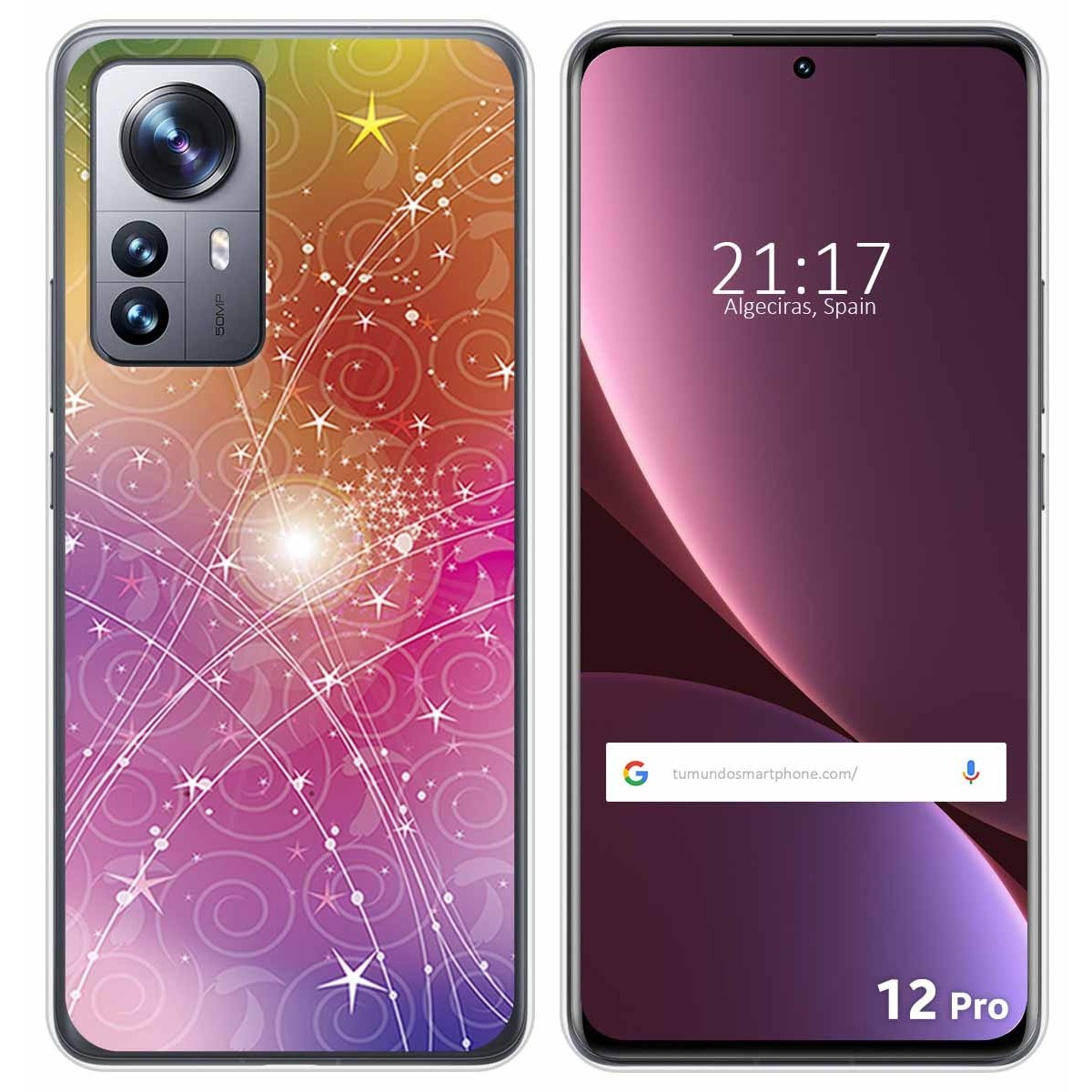 Funda Silicona para Xiaomi 12 Pro 5G diseño Abstracto Dibujos