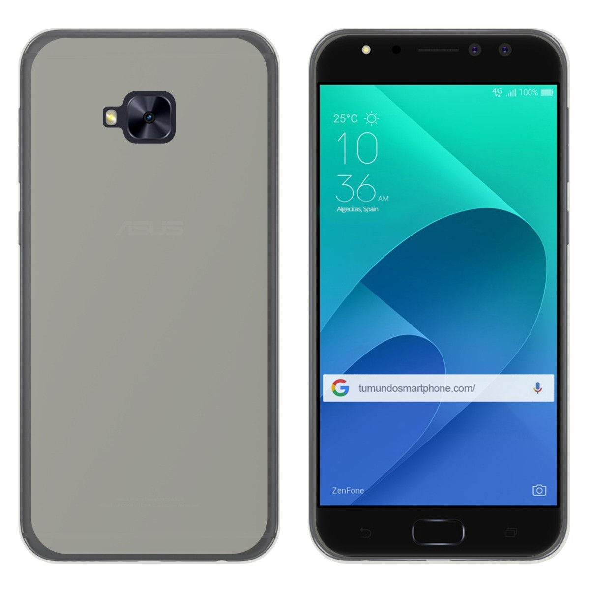 Funda Gel Tpu para Asus Zenfone 4 Selfie Pro Zd552Kl Color Transparente