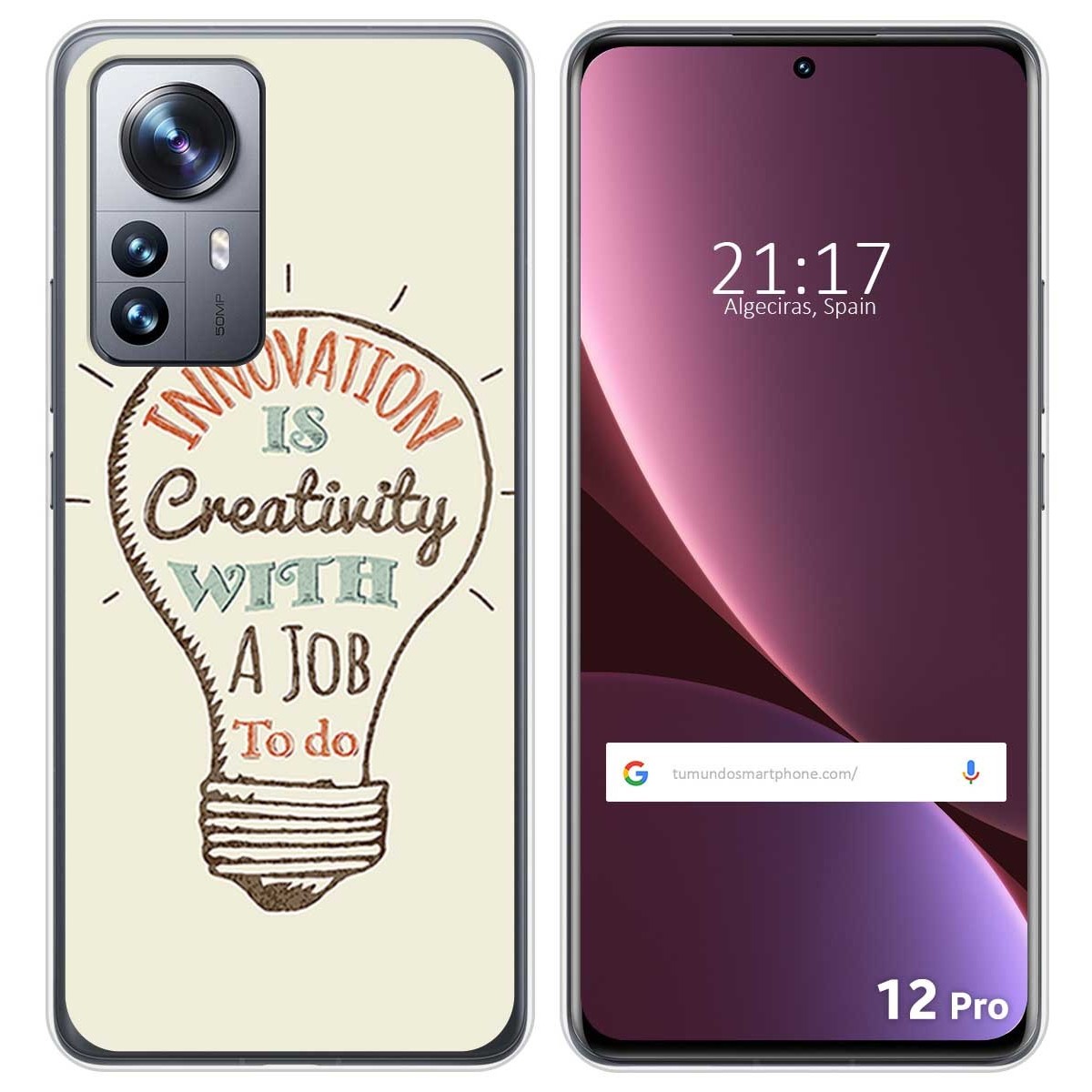 Funda Silicona para Xiaomi 12 Pro 5G diseño Creativity Dibujos