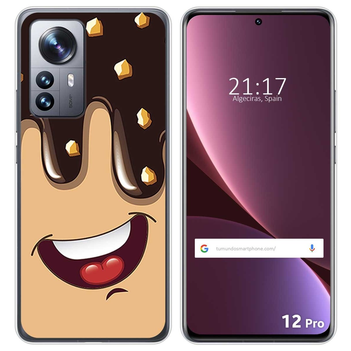 Funda Silicona para Xiaomi 12 Pro 5G diseño Helado Chocolate Dibujos