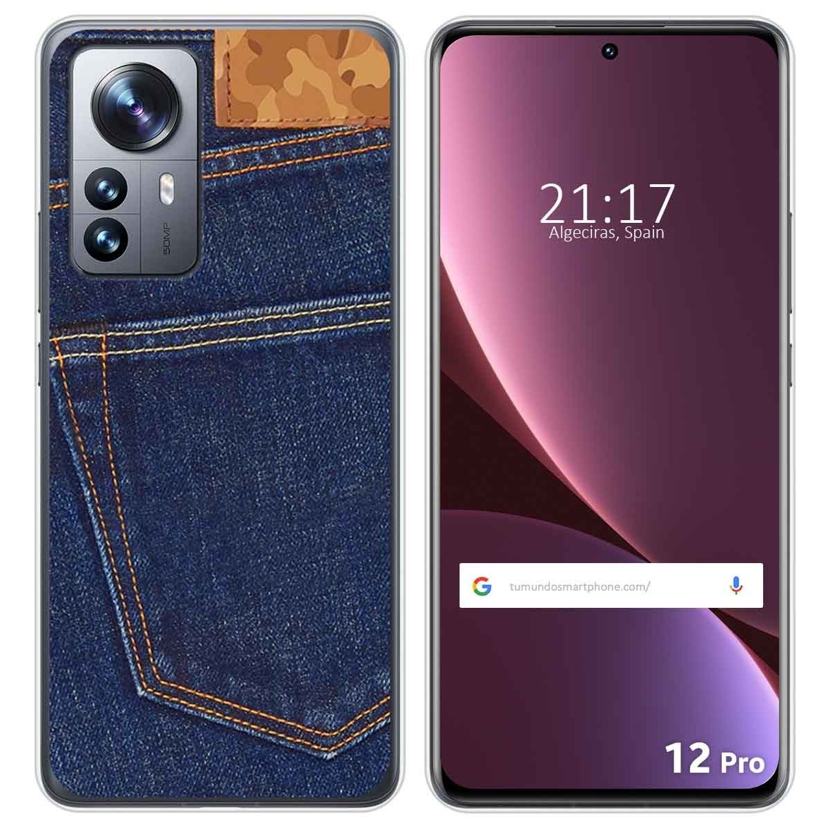 Funda Silicona para Xiaomi 12 Pro 5G diseño Vaquero Dibujos