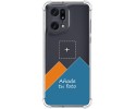 Personaliza tu Funda Silicona AntiGolpes Transparente con tu Fotografía para Oppo Find X5 Pro 5G Dibujo Personalizada