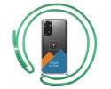 Personaliza tu Funda Colgante Transparente para Xiaomi Redmi Note 11 / 11s con Cordon Verde Agua Dibujo Personalizada