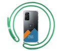 Personaliza tu Funda Colgante Transparente para Xiaomi Redmi Note 11 Pro/11 Pro 5G con Cordon Verde Agua Dibujo Personalizada