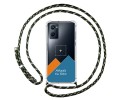 Personaliza tu Funda Colgante Transparente para Realme 9i con Cordon Verde / Dorado Dibujo Personalizada