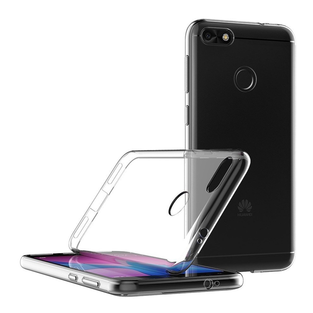 Funda Gel Tpu Fina Ultra-Thin 0,3mm Transparente para Huawei Y6 Pro 2017 / P9 Lite Mini