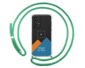 Personaliza tu Funda Colgante Transparente para Samsung Galaxy A33 5G con Cordon Verde Agua Dibujo Personalizada