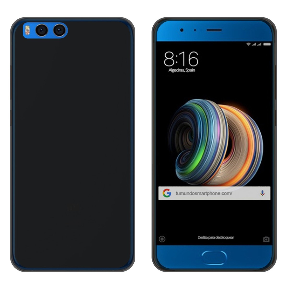 Funda Gel Tpu para Xiaomi Mi Note 3 5.5" Color Negra