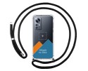 Personaliza tu Funda Colgante Transparente para Xiaomi 12 / 12X 5G con Cordon Negro Dibujo Personalizada