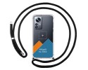 Personaliza tu Funda Colgante Transparente para Xiaomi 12 Pro 5G con Cordon Negro Dibujo Personalizada