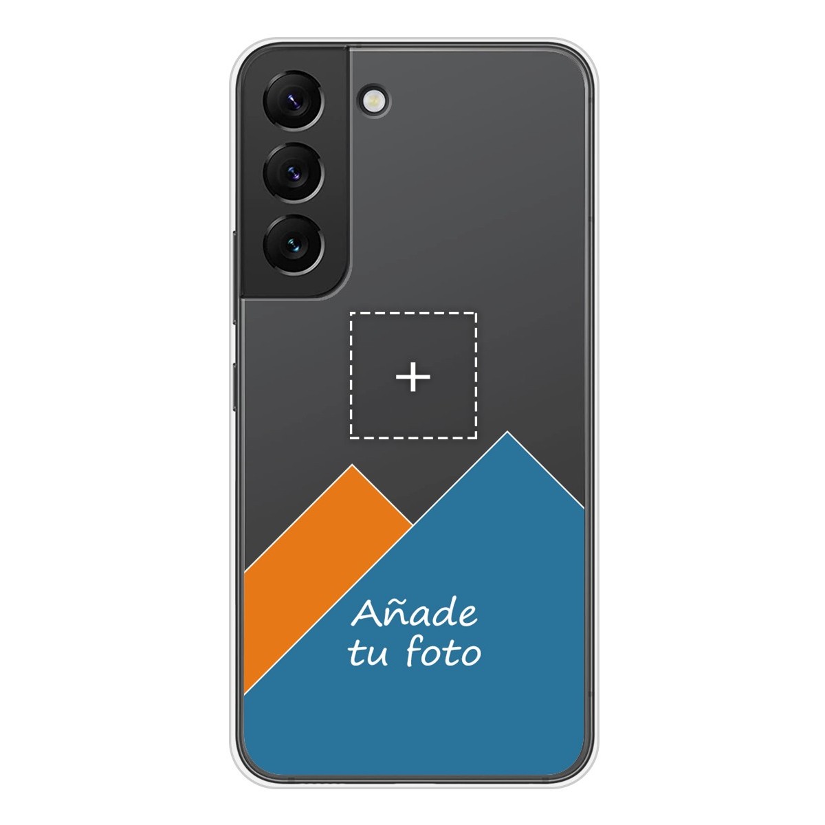 Personaliza tu Funda Silicona Gel Tpu Transparente con tu Fotografia para Samsung Galaxy S22 5G Dibujo Personalizada