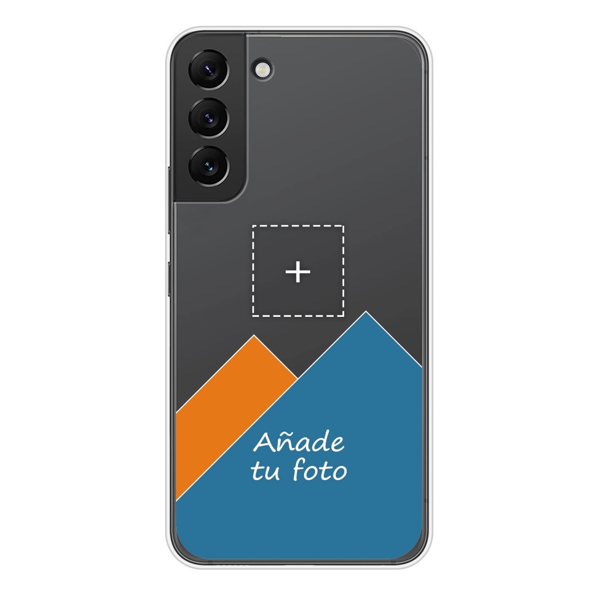 Personaliza tu Funda Silicona Gel Tpu Transparente con tu Fotografia para Samsung Galaxy S22 Plus 5G Dibujo Personalizada