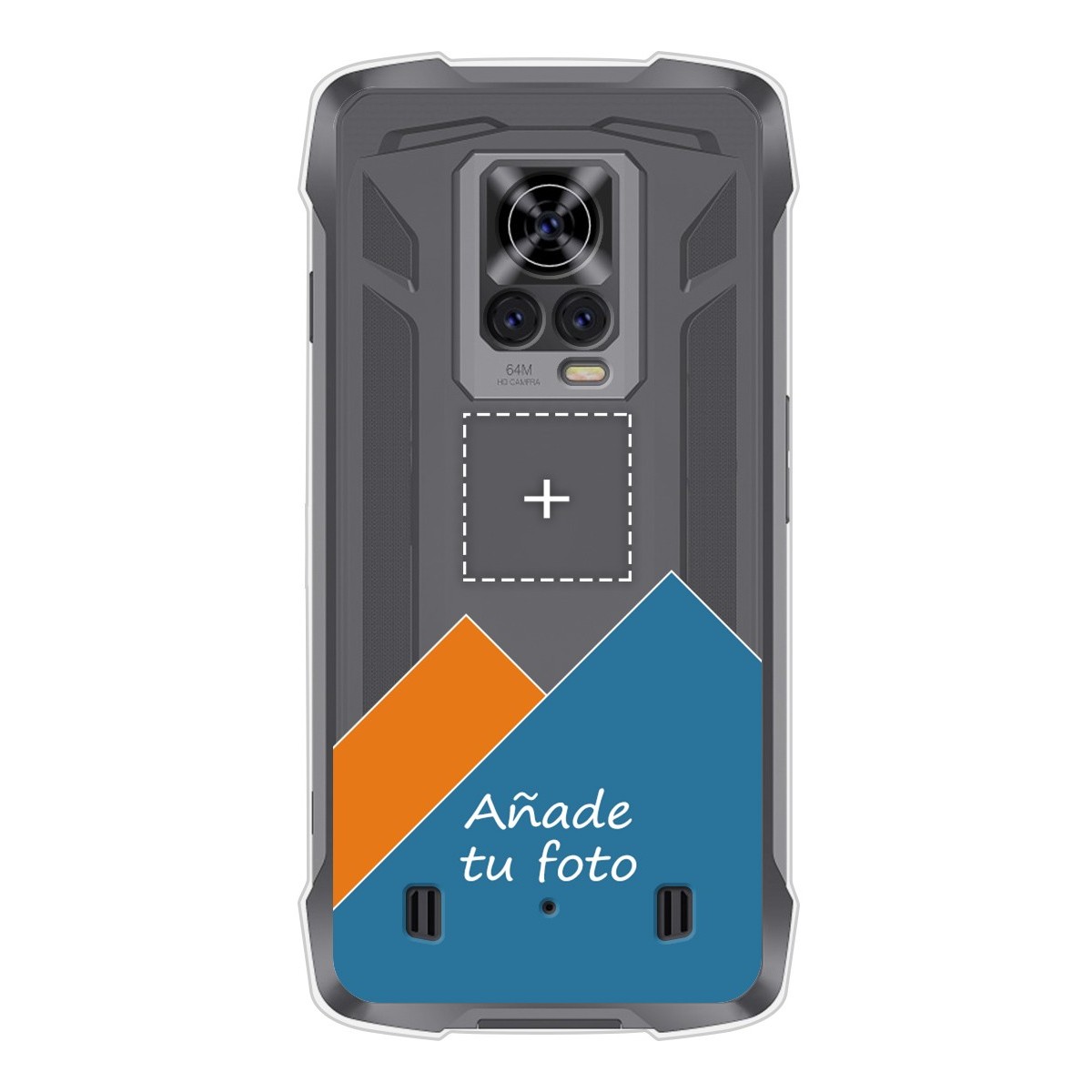 Personaliza tu Funda Silicona Gel Tpu Transparente con tu Fotografia para Cubot King Kong 7 Dibujo Personalizada