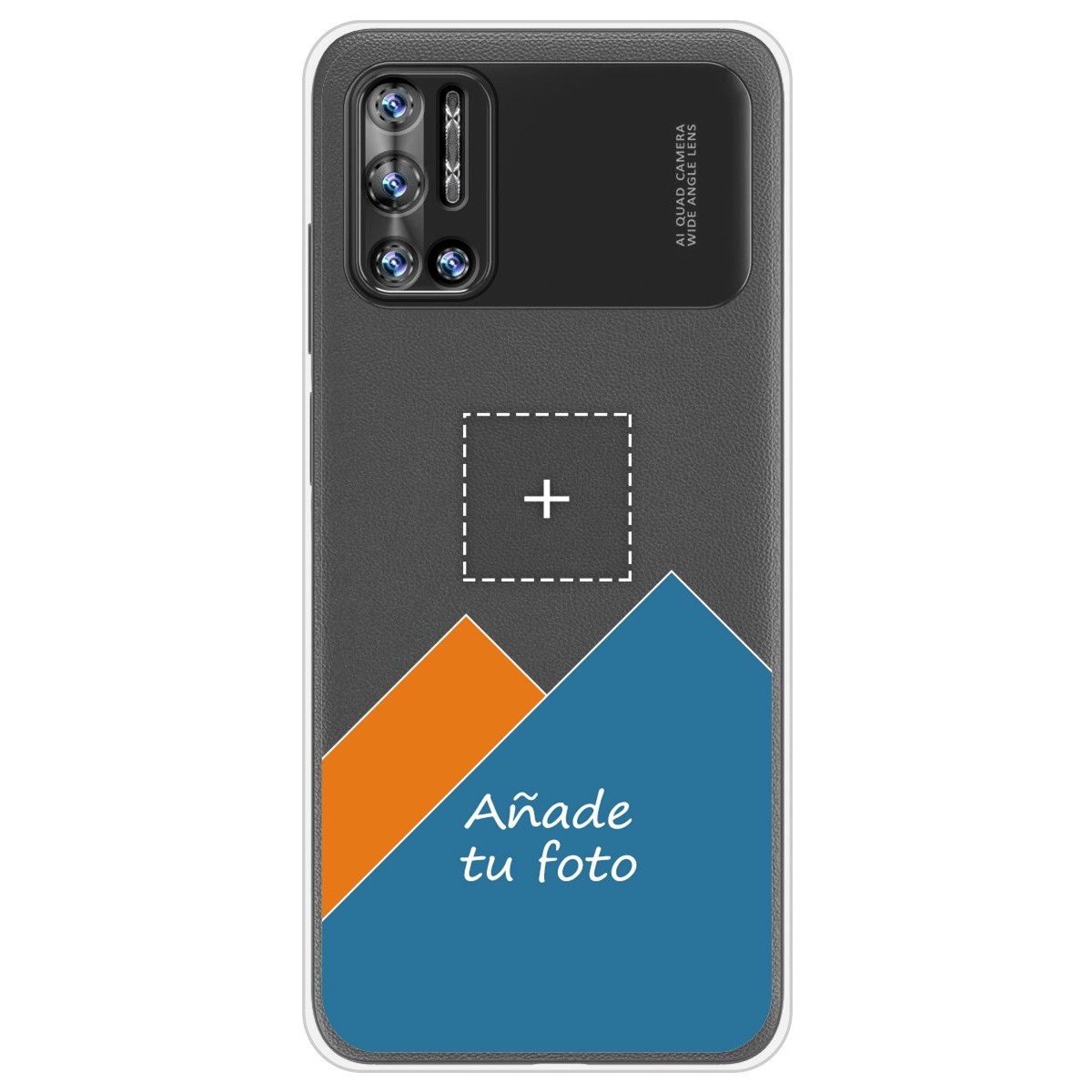 Personaliza tu Funda Silicona Gel Tpu Transparente con tu Fotografia para Doogee N40 Pro Dibujo Personalizada